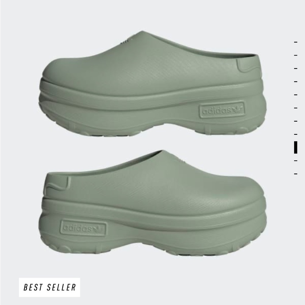 Adidas platform mules/clogs size 7 like new only worn twice